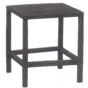 WICKER HI-TOP TABLE