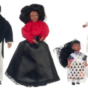 4pc BLACK VICT.DOLL FAMIL