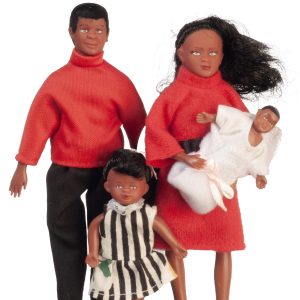 4PC.BLACK DOLL FAMILY