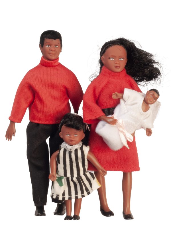 4PC.BLACK DOLL FAMILY