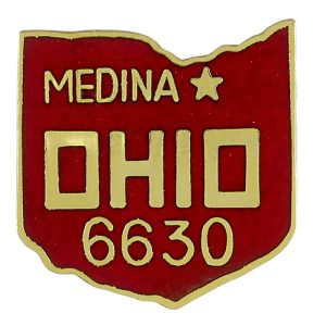 D6630 RED OHIO PIN(