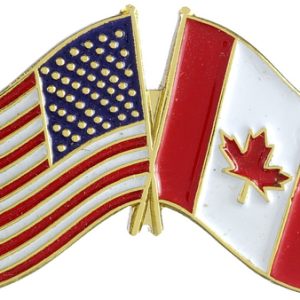 U.S./CANADA FLAG PIN