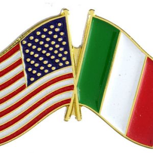 U.S./ITALY FLAG PIN(