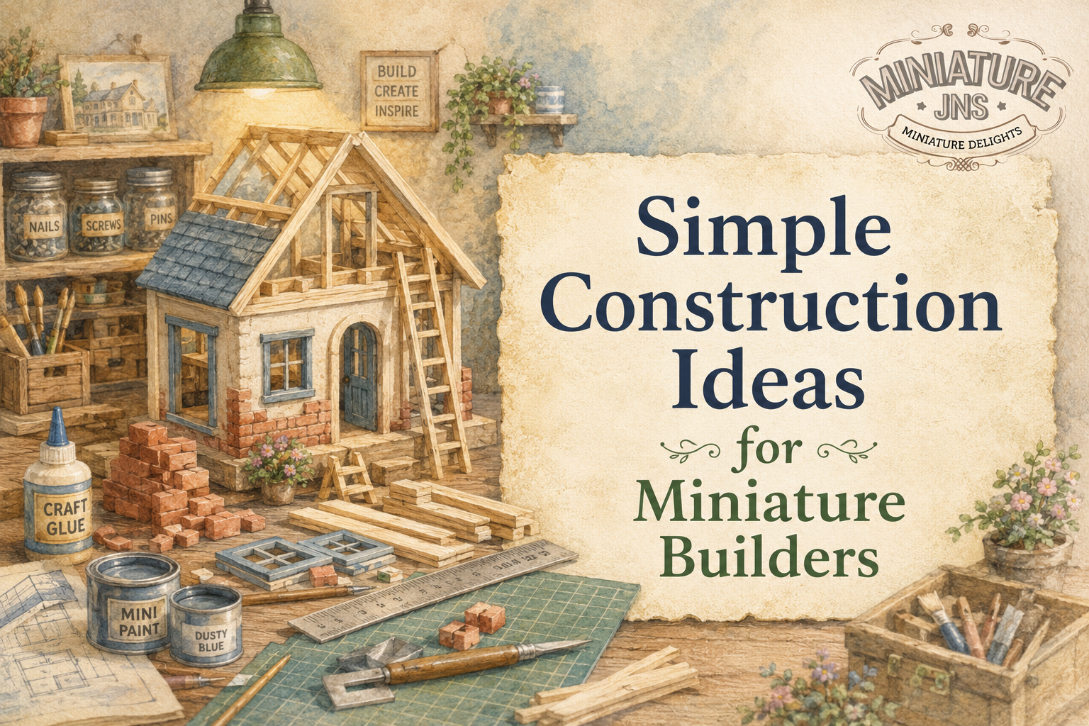 Simple Construction Ideas for Miniature Builders - Miniature JNS