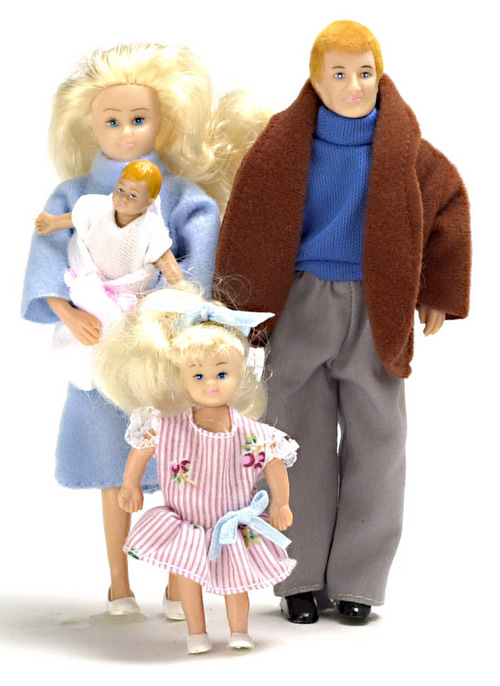 4pc Mod.Doll Family/Blnd