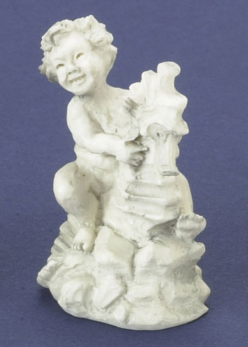 BOY ON SEAHORSE/GREY