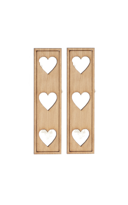 HEART CUTOUTS SHUTTERS/pR