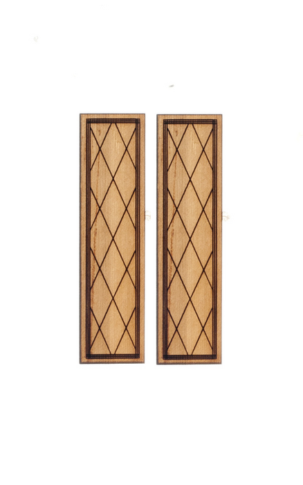 CROSSHATCH SHUTTERS/1pr