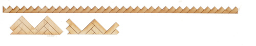 HERRINGBONE TRIM FL/4pcs