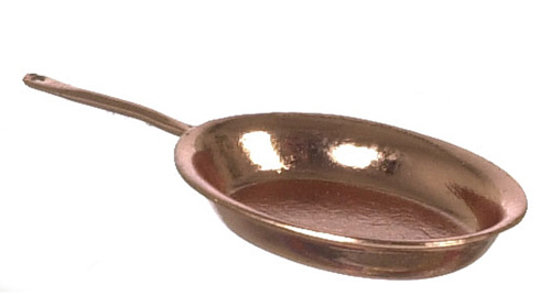 OVAL OMELET PAN/COPPER