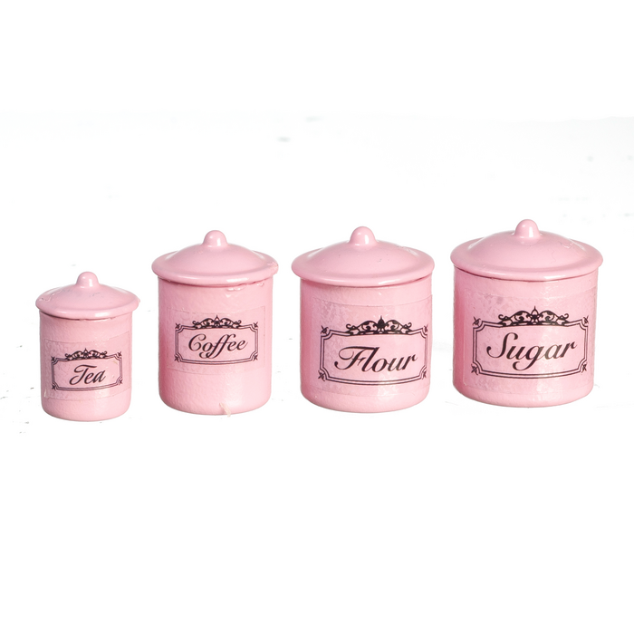 CANISTER SET/4/PINK