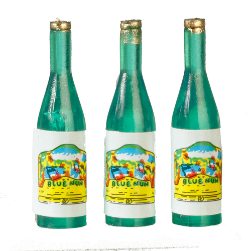 WINE BOTTLES/GREEN/ST/3