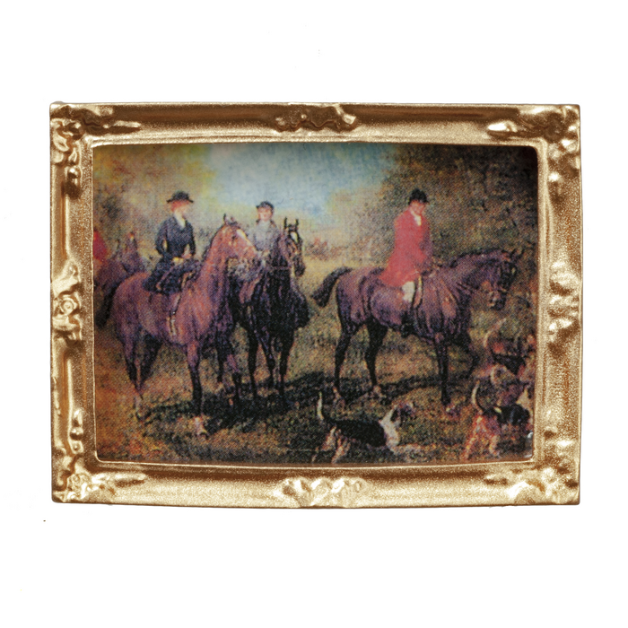 FRAMED HUNT SCENE