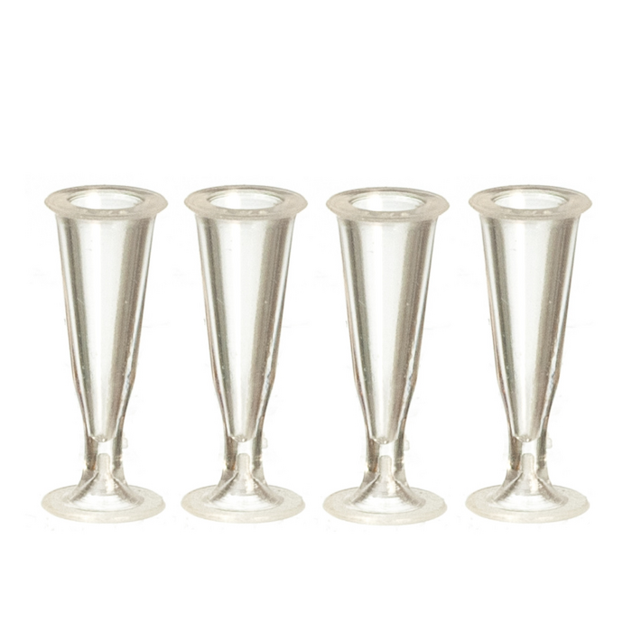 CHAMPAGNE FLUTES/SET/4