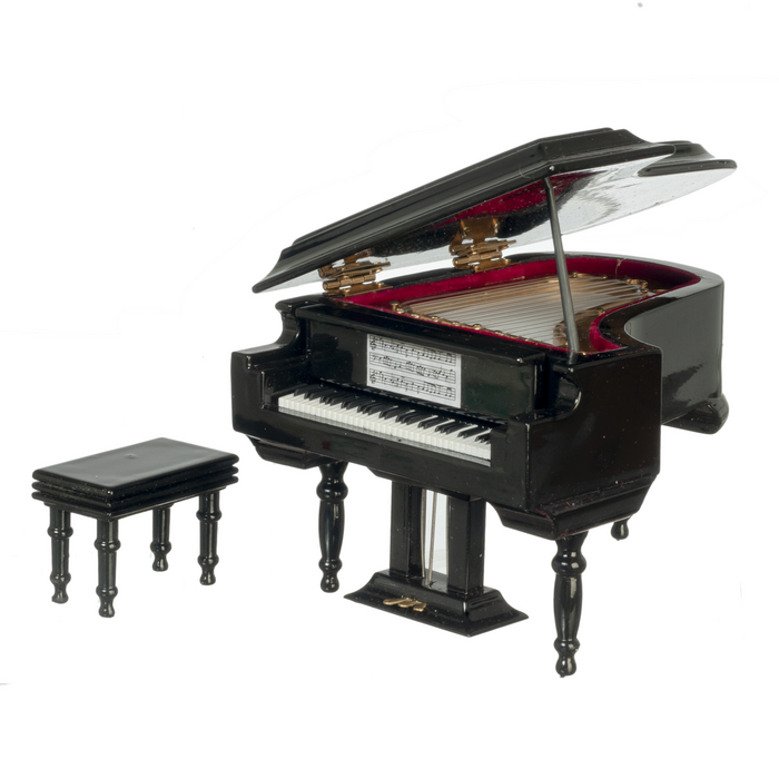 GRAND PIANO W/CASE/BLACK