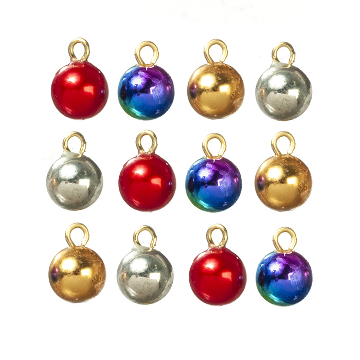 BALL ORNAMENTS/SET/12