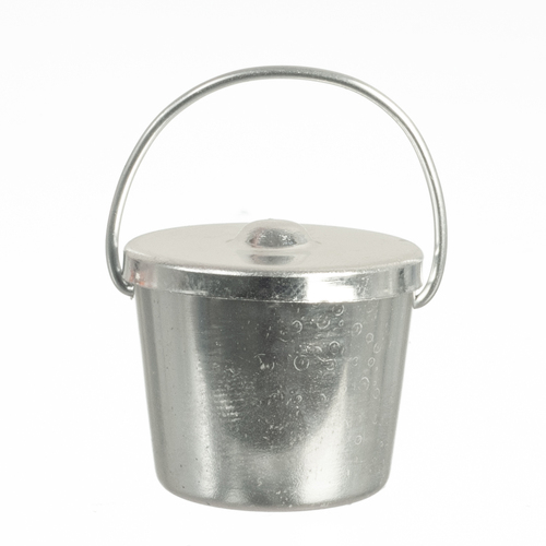 SILVER ICE BUCKET W/LID