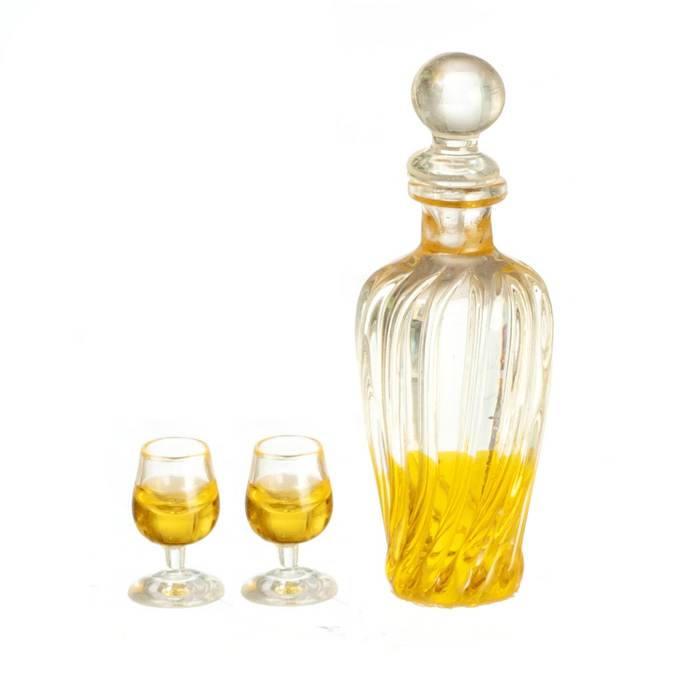 WHISKEY DECANTER SET/3