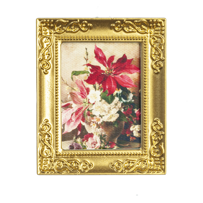 FLOWERS/GOLD FRAME