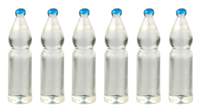 WATER BOTTLES/SET/6