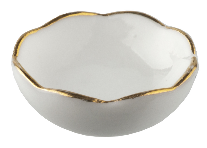 WHITE SCALLOPED BOWLS/2