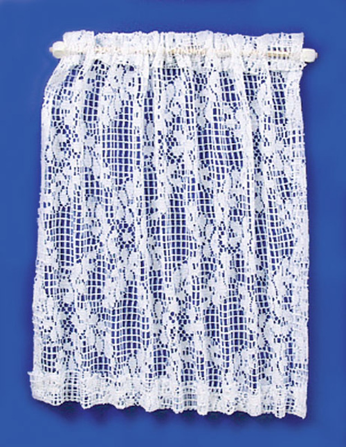 CURTAINS/FL.LACE/6in/WHIT