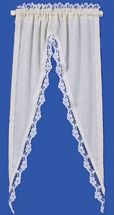 CURTAINS/TIFFANY RUF/ECRU