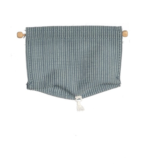 CURTAINS/BLUE W/STRIPES