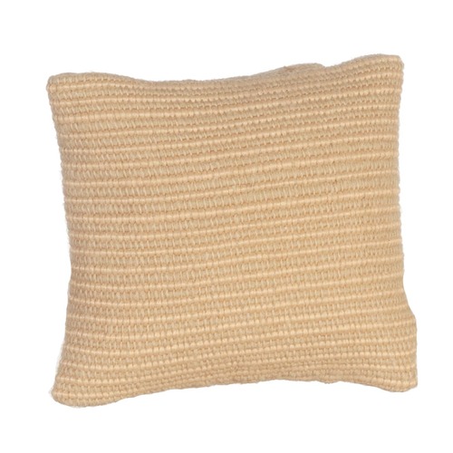 PILLOW/TAN RIBBED