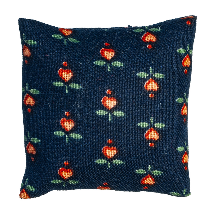 Pillow/NavyPinkHartFlower