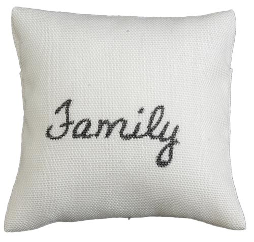PILLOW/ECRU/FAMILY