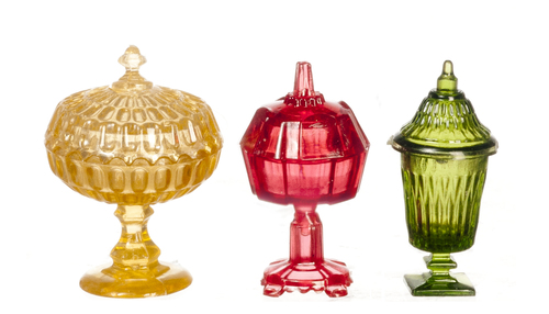 CANDY DISHES/3 ASSORTED