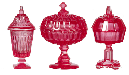 CANDY DISHES/3pcs/CRANBER