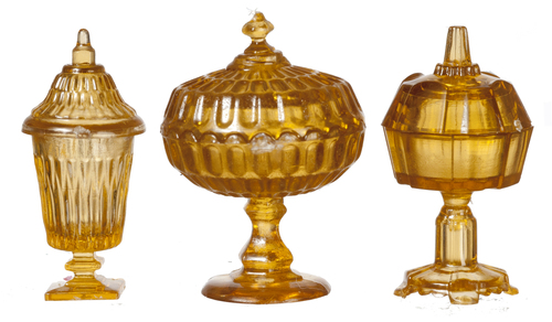 CANDY DISHES/3pcs/DK.AMBR