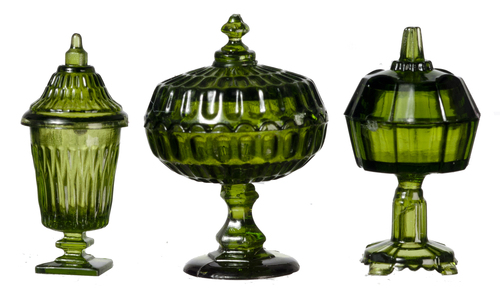 CANDY DISHES/3pcs/EM.GRN