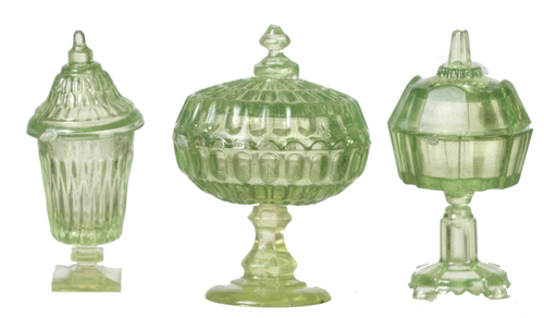 CANDY DISHES/3pcs/GREEN