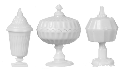 CANDY DISHES/3pcs/MILKGLS
