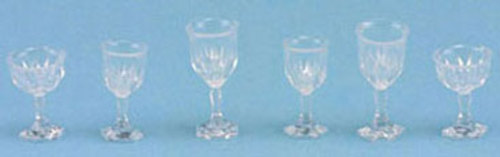 STEMWARE/CLEAR CUT/6pcs