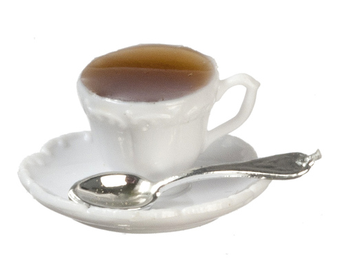 CUP OF COFFEE ON SAUCER