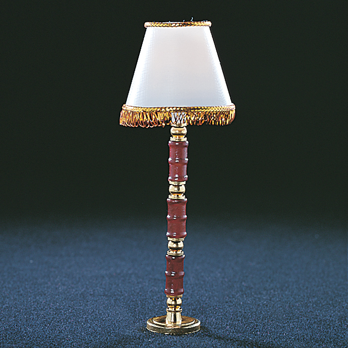 FRINGED SHADE FLOOR LAMP