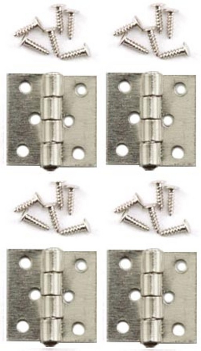 BUTT HINGES W/NAILS/4/S.N