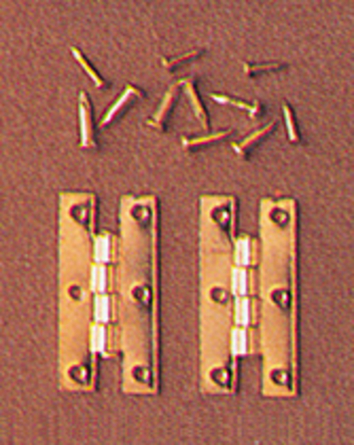 H HINGES W/NAILS/4