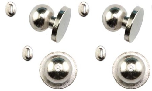 DOOR KNOB W/KEYHOLE/4/S.N