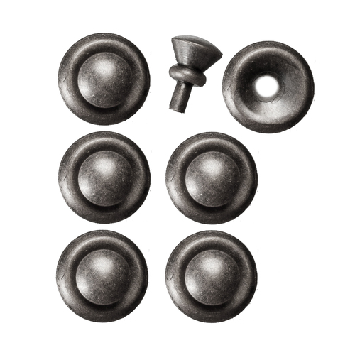 ROUND DOOR KNOB/PEWTER/6