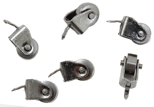 CASTERS/SILVER/12PCS