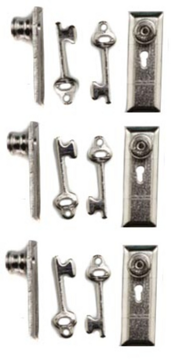 1/2in KNOB/KEYHOLE/KEY/6