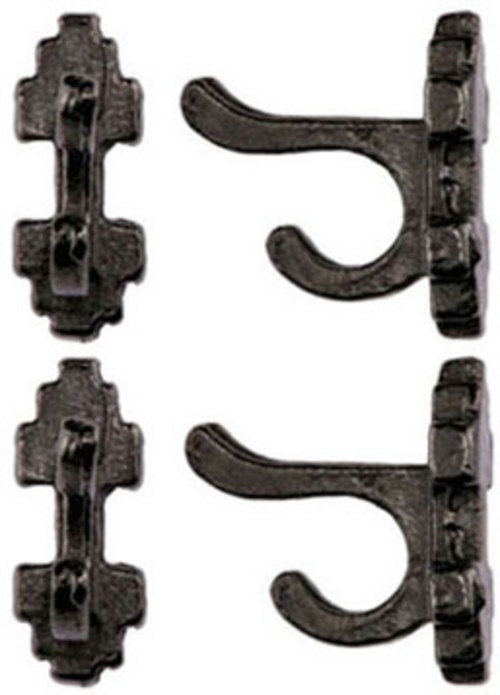 WALL HOOKS/4/PEWTER