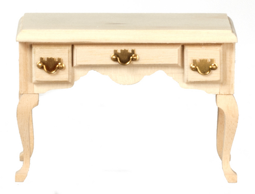 3-DRAWER TABLE/UNFINISHED