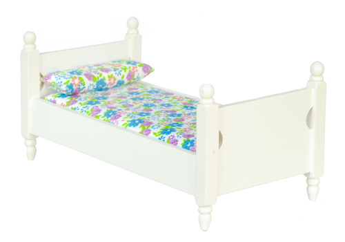 SINGLE BED/WHITE