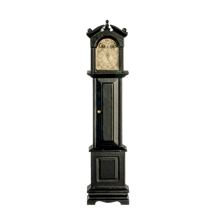 GRANDFATHER CLOCK/BLACK